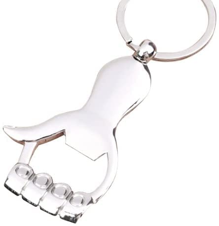 Bottle Opener Palm/Hand Shape Bottle Opener Keyring for Gift Keychain Metal Pendant 1Pcs Creative and Useful