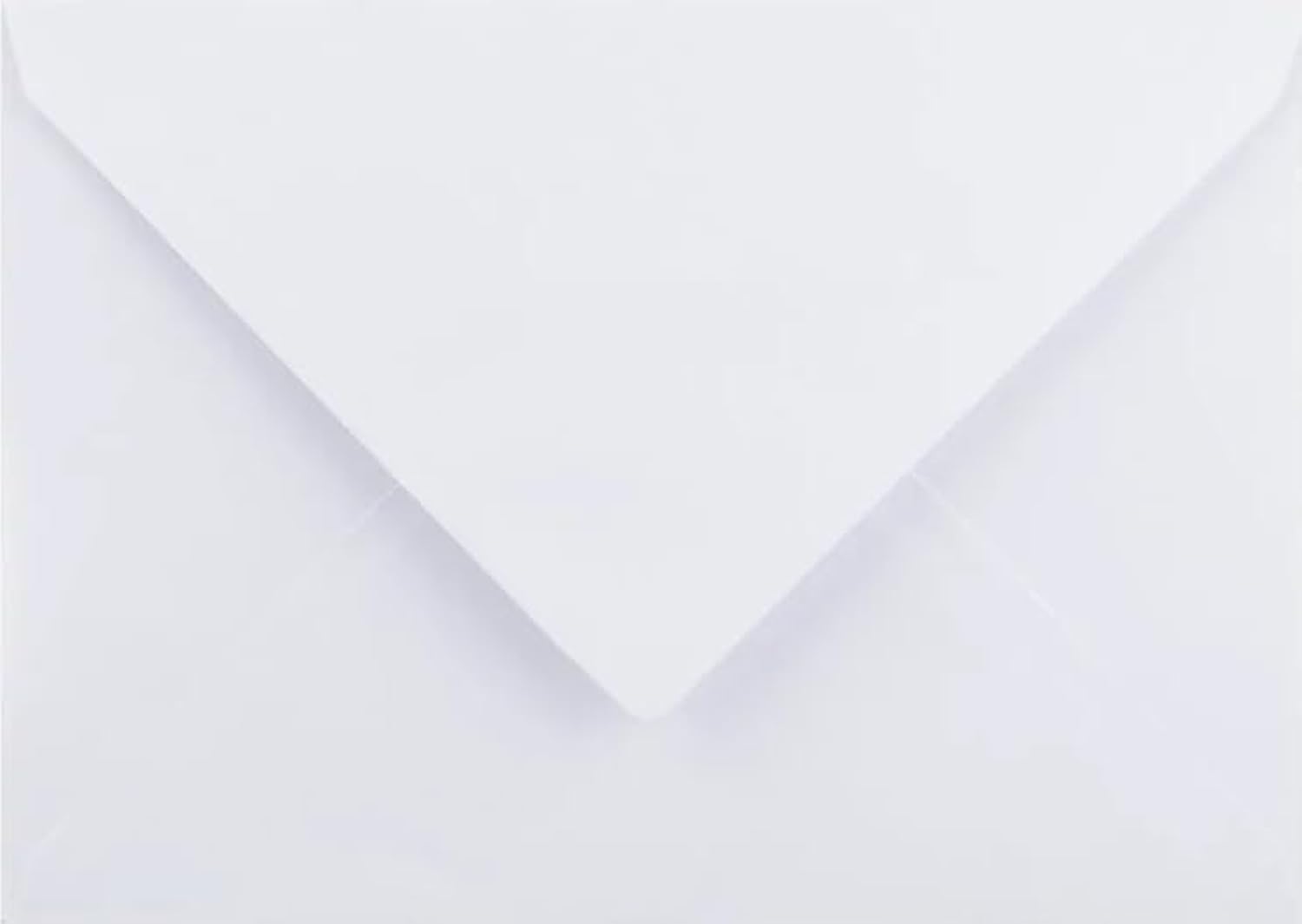 Karma Krafts C7 White Envelopes – 81 x 111mm 100gsm Gummed Diamond Flap – Small RSVP & Greeting Card Envelopes – Pack of 100