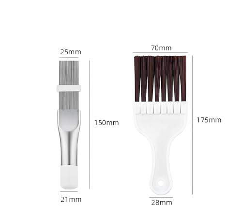 2pcs Air Conditioner Cleaning Brush, Air Conditioner Brush, Fin Cleaner, Metal Radiator Repair Tool