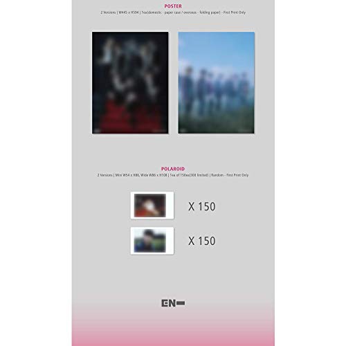 Enhypen Border Day One Mini Album Vol 1 Dusk Version Incl Pre Order Poster Folded Random Transparent Photocard Set Pricepulse