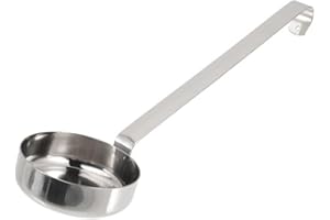 Sauce Spoon for Pizza and For Tomato Sauce Use with Flat Bottom and Ounce Measurements for Controlled and Accurate Sauce Hand