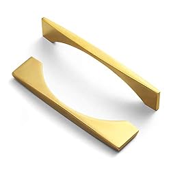 3.8'' Hole Center Modern Cabinet Pull Polished