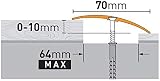 FloorPro Floor Tranist Ramp Angle Trim 70mm Gap Join LVT Wood Tile Marble view 3