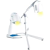 Bioptron Pro 1 by Zepter with Floor Stand, Free Table Stand, and Lumia Science Manual | Professional Light Therapy Device for Skin Rejuvenation, Anti-Aging, &amp; Pain Relief | Complete Wellness Solution