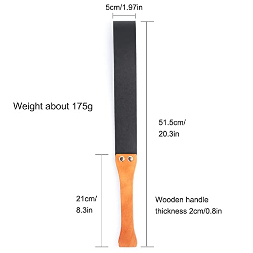 Black Leather BDSM Whip Wooden Handle Spanking Paddle Slave Adult Sex Toys for Womans Bondage Restraints Whips in Dubai - UAE | Whizz Paddles Black Leather BDSM Whip Wooden Handle Spanking Paddle Slave Adult Sex Toys for Womans Bondage Restraints Whips in Dubai - UAE | Whizz Paddles