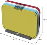 Joseph Joseph Duo Icon 4-Piece Colour Coded Cutting Board Set with Storage Stand view 7