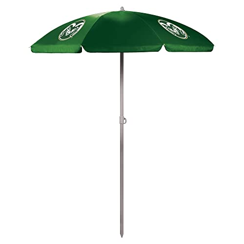 PICNIC TIME NCAA Colorado State Rams Outdoor Canopy Sunshade Beach Umbrella 5.5…