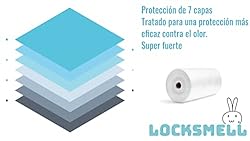 LOCKSMELL Nappy Bin Liners Compatible with Tommee