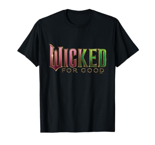 Wicked: For Good Pink To Green Logo T-Shirt