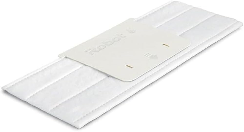 iRobot 7x Dry Cleaning Cloths, Disposable, Original Parts, Compatible with Braava Jet M Series, White