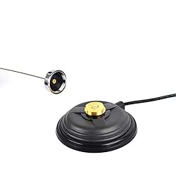 UAYESOK 4.3inch NMO Magnetic Mount,14KG Suction