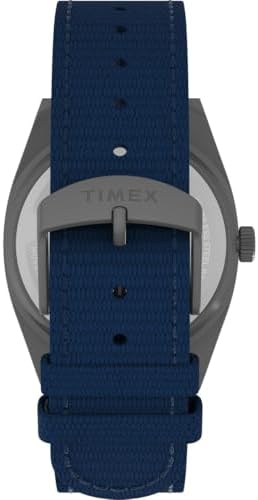 Expedition Capstone TW2Y18200 - Orologio al quarzo da uomo, 39 mm, con cinturino in materiale ecologico blu con quadrante blu