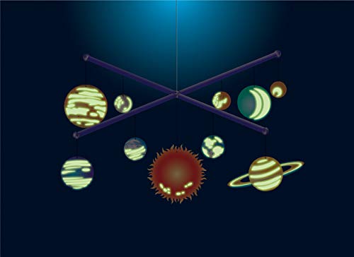 4M Glow-in-the-Dark Solar System Mobile Making Kit, Multi