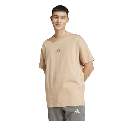 adidas Men's All SZN T-Shirt, Warm Sandstone, Small/Tall