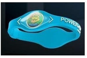 Power Balance (Neon Blue/White Lettering) size: XS Techology Bracelet