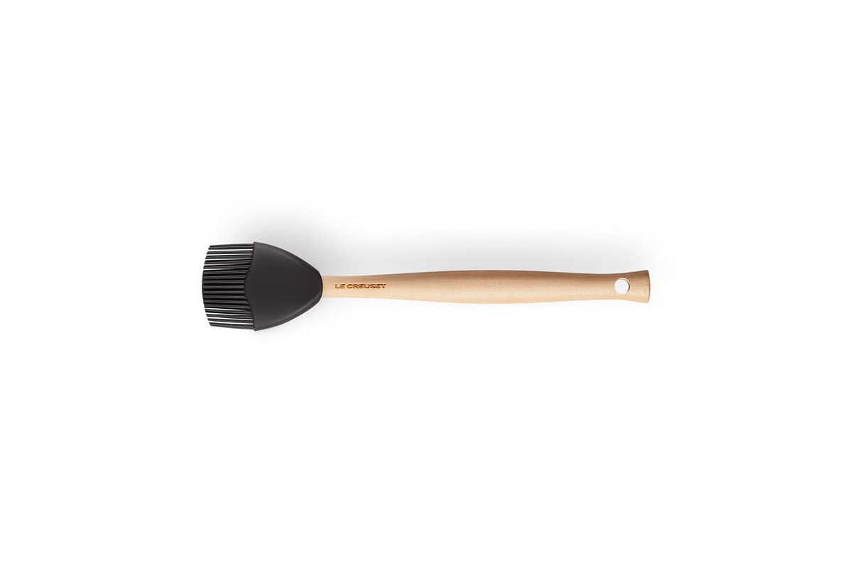 Le Creuset Craft Basting Brush, 26 cm, Silicone, Black Onyx, 42204261400000