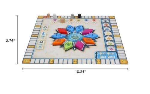 Asmodee Azul Summer Pavilion Board Game - Tile-Placement Strategy Game, Family Fun for Kids & Adults, Ages 8+, 2-4 Players, 30-45 Minute Playtime