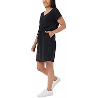 32 Degrees Ladies' Soft Twill Drawstring Dress (US, Alpha, X-Small,  Regular, Regular, Deco Rose) at Amazon Women's Clothing store