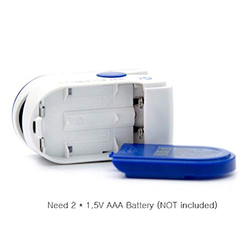 Goeco Pulsossimetro da Dito, Saturimetro Dito Portatile, con Allarme SPO2 Display OLED Ossimetro di Sangue per Domestico, Fitness e Sport estrem