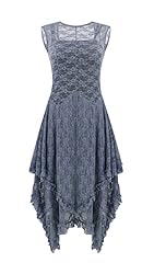R.Vivimos Womens Sleeveless Backless Asymmetrical