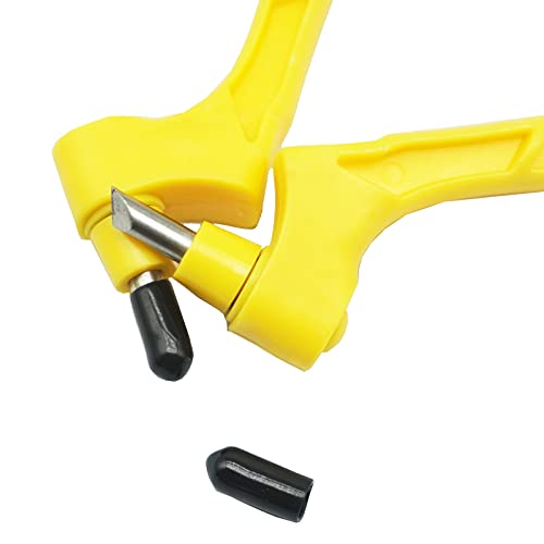 Craft Schneidewerkzeuge,Präzisions-Edelstahl-Bastelmesser mit 360-Grad-Drehklinge,Kunst-Schneidewerkzeug für Handwerk,Hobby,Scrapbooking,Schablone (2 Stücke, Gelb)