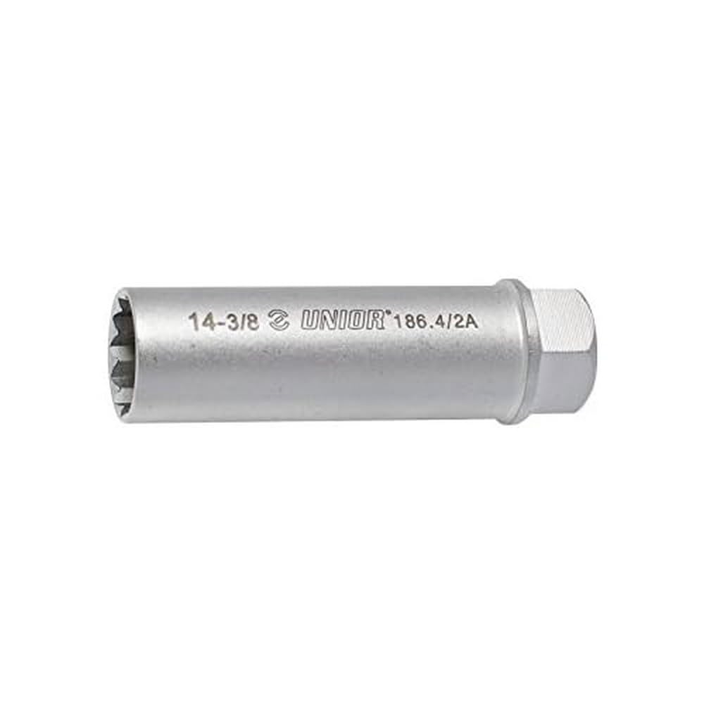 Unior 186.4/2 A Spark Plug Socket 3/8 Inch