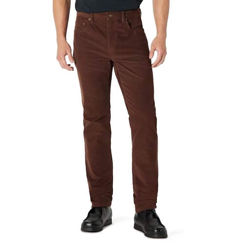 Amazon Essentials Men's Slim Fit 5 Pocket Corduroy Pant, Rich Hazel, 31W x 32L