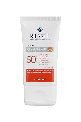 Rilastil - Sun System D-Clar, Solar Facial Antimanchas Tono Medium
