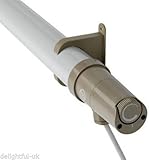 Sunhouse SHTTH1 40W Tubular Heater with BUILT IN THERMOSTAT with 1.5m of Flex and Fitted UK Household 3 Pin Plug