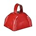 Red Metal Cowbell Noisemakers Set - School Cowbells 12 Pack - Play Kreative