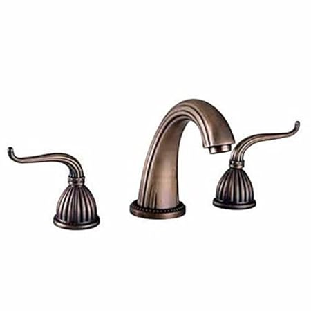 Antique Brass Finish Widespread Bathroom Sink Hansgrohe Kitchen