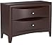 Coaster Home Furnishings Phoenix 2-Drawer Nightstand Deep Cappuccino