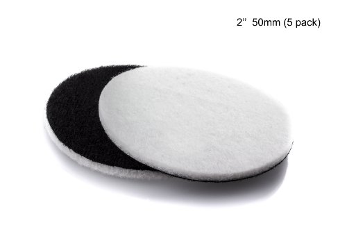 2 inch (50mm) Velour Backed Felt Polishing Pad (pack of 5 discs) EXTRA GRIP for polishing glass, plastic, metal, marble