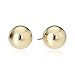 14k Yellow Gold 8mm Ball Stud Earrings