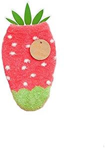 AMPretty Fruits Socks For Kids Girls Boys Baby With Grips Slippers Socks For Toddlers Kids With Grippers Warm Winter Stawberry