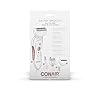 Conair Satiny Smooth Ladies All-In-One Shave & Trim System, Electric Shaver for Women, Cordless/Rechargeable, Use Wet or Dry
