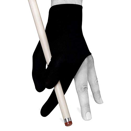 ISPIRITO Billiard Gloves 12 PCS Set 3 Finger Show Pool Cue Gloves Strentchy One Size Fits All Men or Women Snooker Gloves Left Hand or Right Hand for Billiard Shooters Professional Spandex, One Dozen - Thumbnail 3