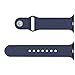 Piwjo Silicone Apple Watch Band and Replacement Iwatch Bands Series 1,Series 2,Series 3 (42mm S/M, Midnight Blue)