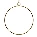 Pack of 3 Matte Brass Champagne Geometric Wire Round Triangle Square Hoop Frame for DIY Flower Arrangement Wreath Macrame Wall Hanging Wedding Baby Shower Backdrop Decor Geometric Wire Wall Decor