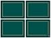 Pimpernel Classic Emerald Placemats - Set of 4 (Large)
