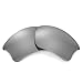 Walleva Titanium Mirror Coated Polarized Replacement Lenses For Oakley Flak Jacket XLJ Sunglasses