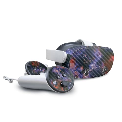 Carbon Fiber VR Skin Compatible with Meta Quest 3S - Andromeda - Premium 3M Vin…