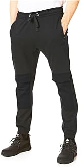 Iron Mountain IMPNT223 Men's Work Joggers Black Knee Pad Sweatpants Trousers L view 2