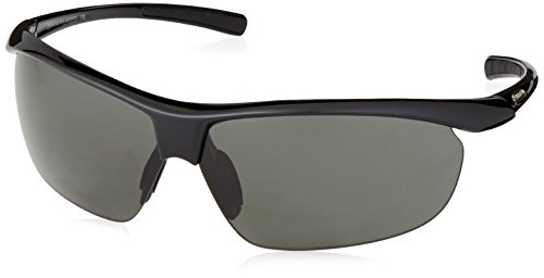 Suncloud Zephyr +2.50 Polarized Reader Sunglasses, Black Frame, Gray Polycarbonate Lenses