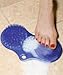 Soapy Soles Elite Foot Brush (Pearl Blue) 3-in-1 Foot Care System -- Cleans, Massages, Invigorates Feet, Suctions to Tub or Shower floor by Body & Sole
