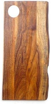 Yummy Kitchen Acasia Wooden Chopping Board Acacia Acacia Wooden Cutting Board/Chopping Board/Multipurpose Serving Tray, 29 X 20 X 1.5 cm