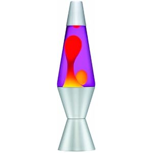 Lava Lamp Classic Lava Lamp, 14.5-inch, Purple/ Yellow