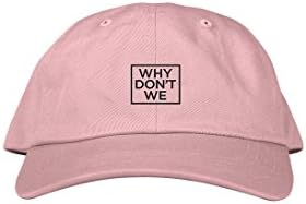 Why Dont We Box Logo Dad Hat Pink