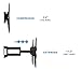 Mount-It! Full Motion TV Wall Mount with 17.3