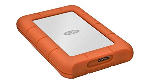 LaCie LAC301558 Rugged Mini USB 3.0 Portable External HD, Orange, 1TB
